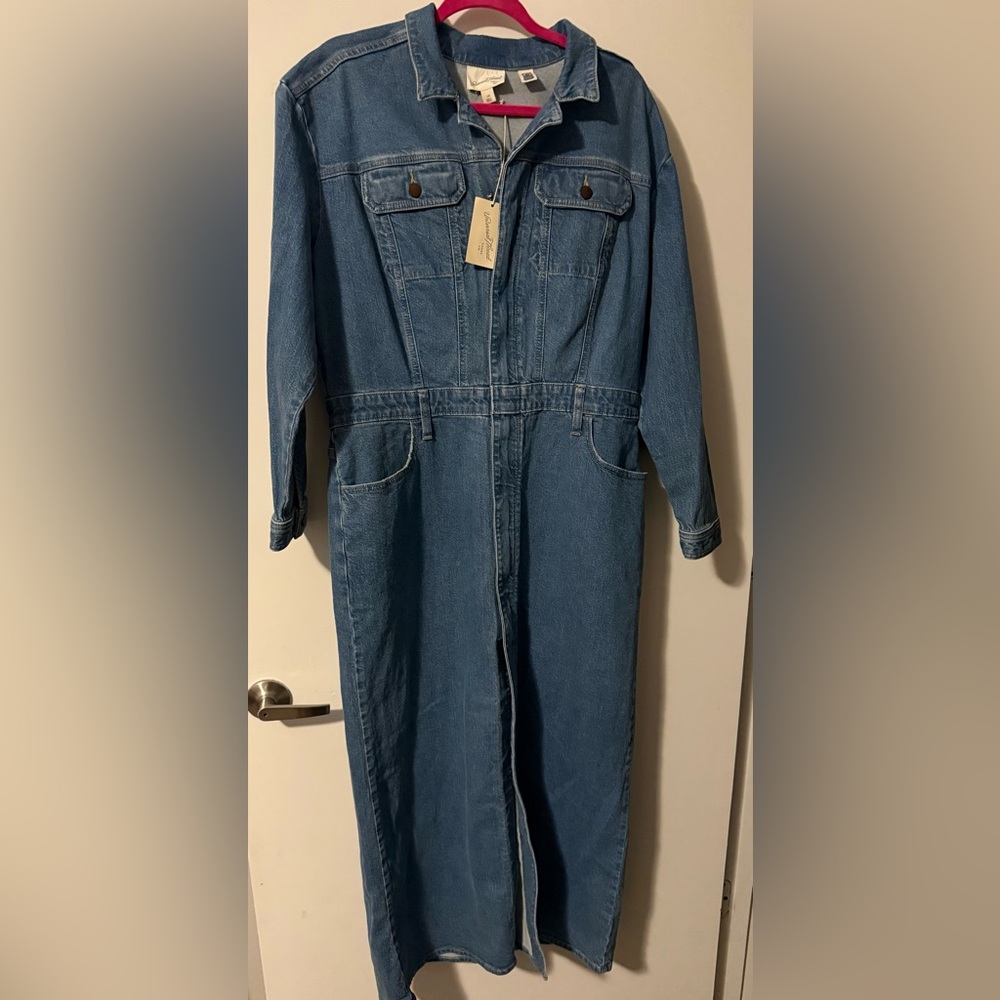 Universal Thread Denim Jumpsuit - Blue